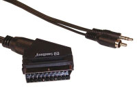 Sandberg Composite+audio->Scart 10 m (501-45)